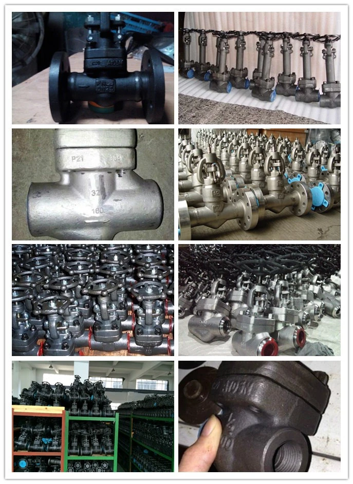 High Pressure Stainless Steel/Carbon Steel/A105/FL2/F11/F22/F5/F304/F316/F321 Flange & Thread & Butt Weld & Socket Weld Forged Steel Check Globe Gate Valve